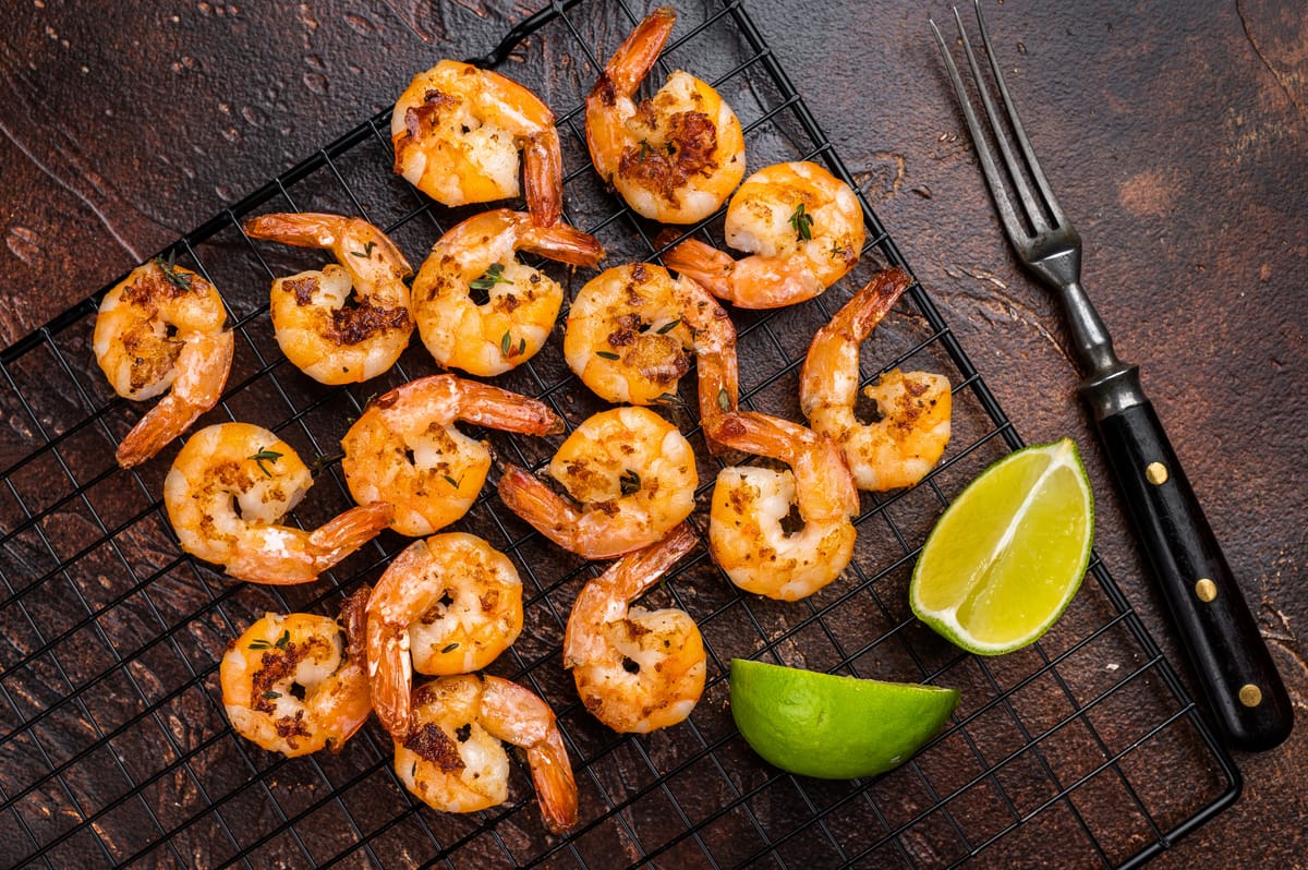 Dad Spice Grilled Shrimp Skewers